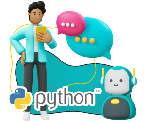 Умный чат-бот на Python - Школа программирования для детей, компьютерные курсы для школьников, начинающих и подростков - KIBERone г. Шымкент